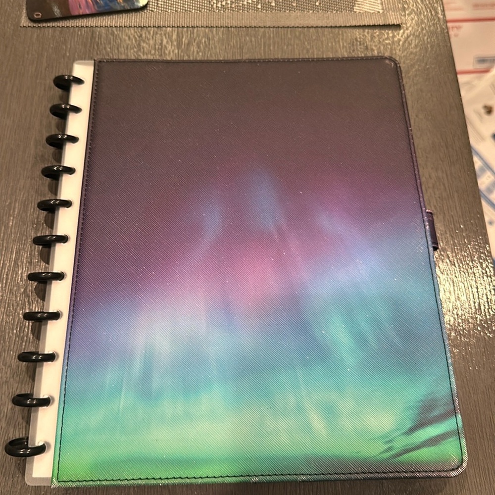 Levenger Aurora borealis notebook!